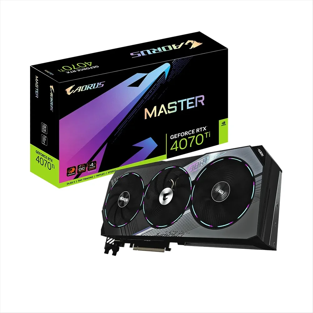 CARD MÀN HÌNH GIGABYTE AORUS GEFORCE RTX 4070 TI MASTER 12G 12GB GDDR6X