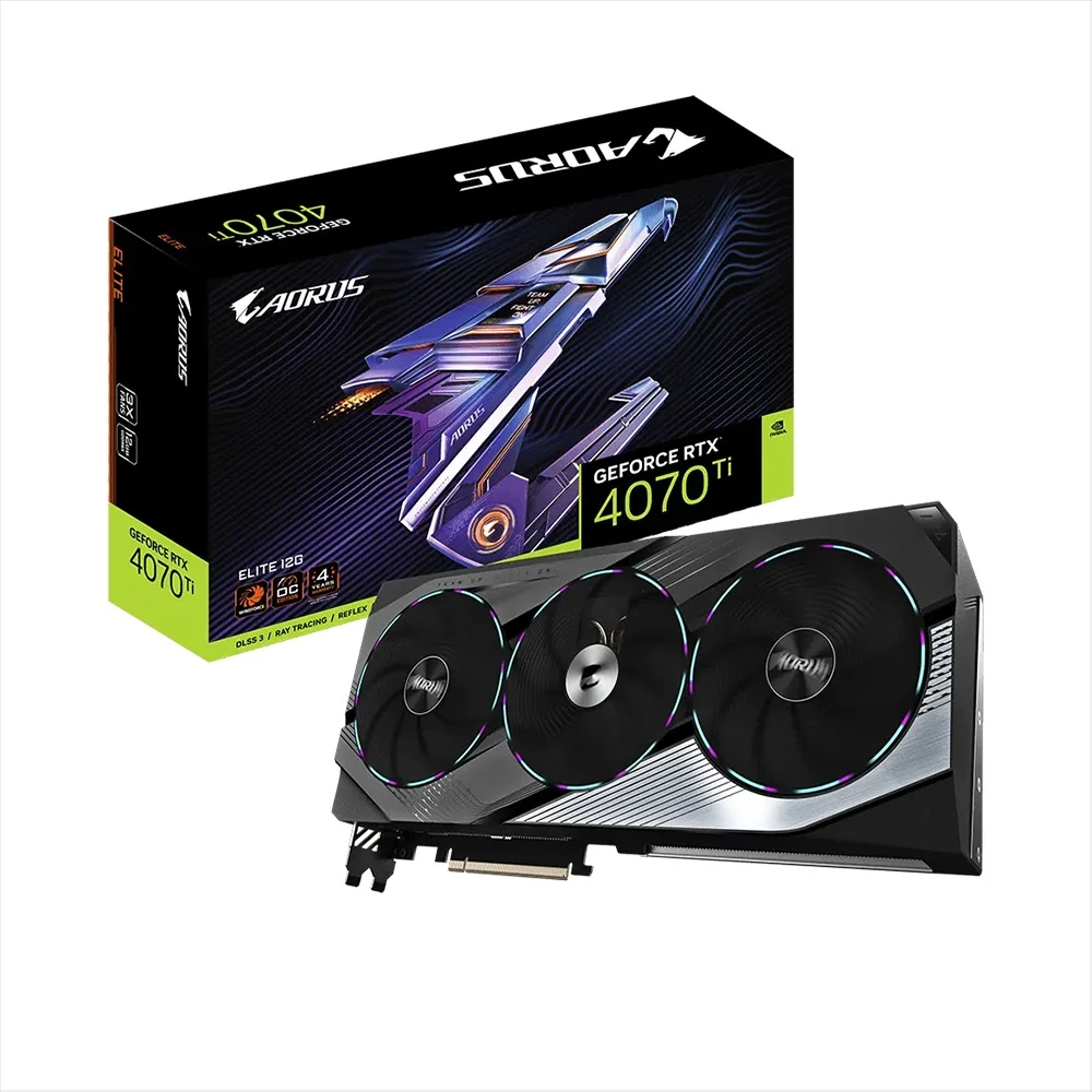 CARD MÀN HÌNH GIGABYTE AORUS GEFORCE RTX 4070 TI ELITE 12G 12GB GDDR6X