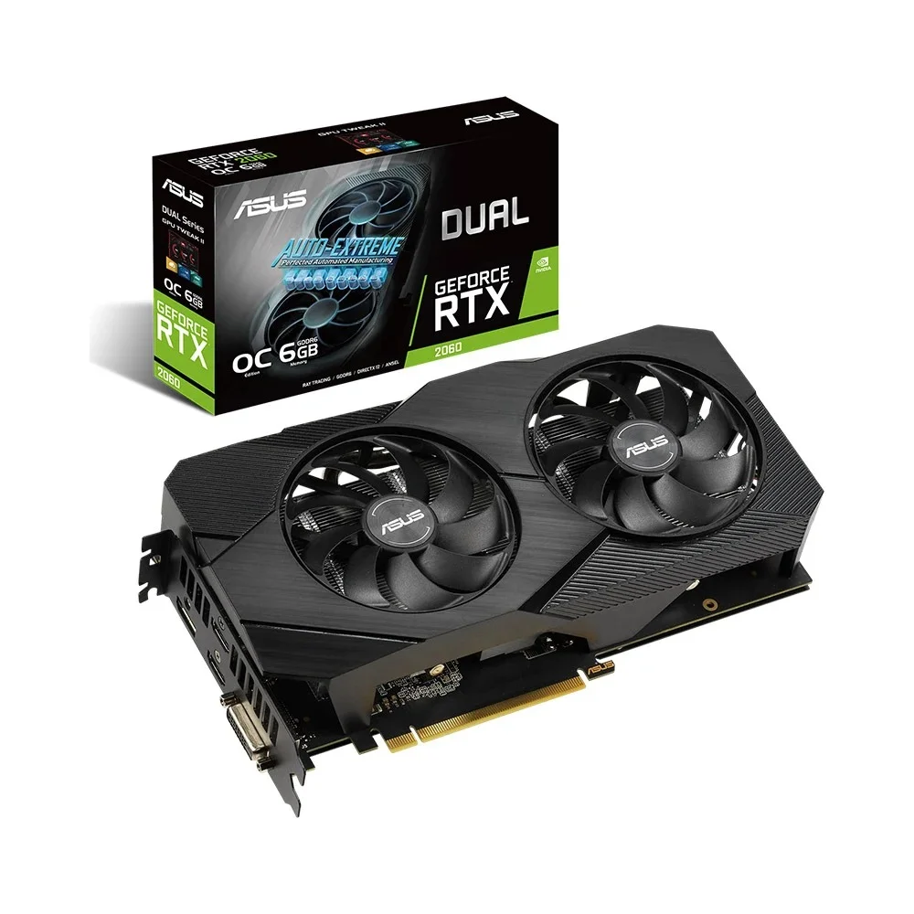 CARD MÀN HÌNH ASUS DUAL GEFORCE RTX 2060 O6G EVO 6GB GDDR6