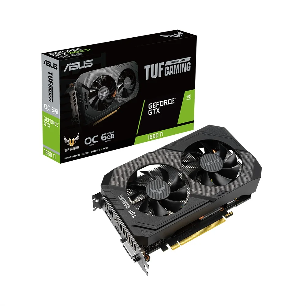 CARD MÀN HÌNH ASUS TUF GAMING GEFORCE GTX 1660 TI EVO OC EDITION 6GB GDDR6