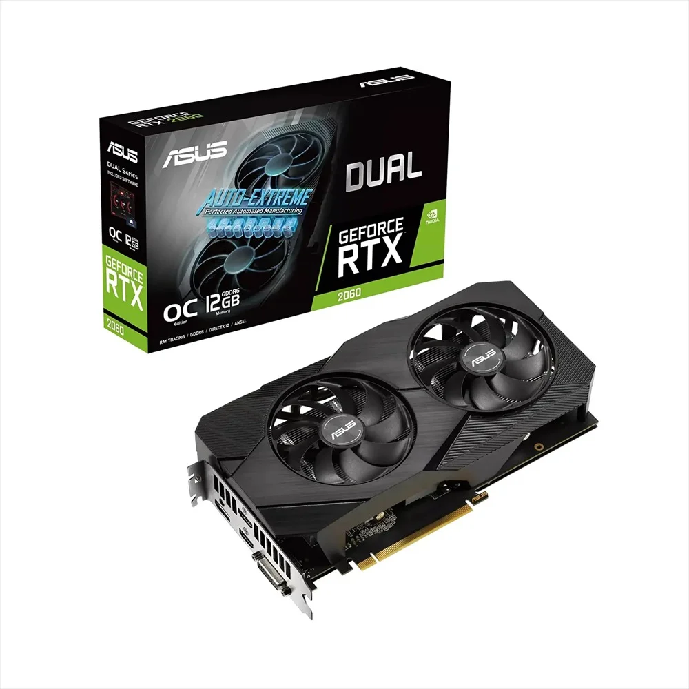 CARD MÀN HÌNH ASUS DUAL-RTX2060-OC12G-EVO 12GB GDDR6