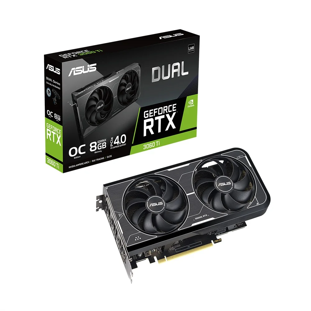 CARD MÀN HÌNH ASUS DUAL GEFORCE RTX 3060 TI OC EDITION 8GB GDDR6X