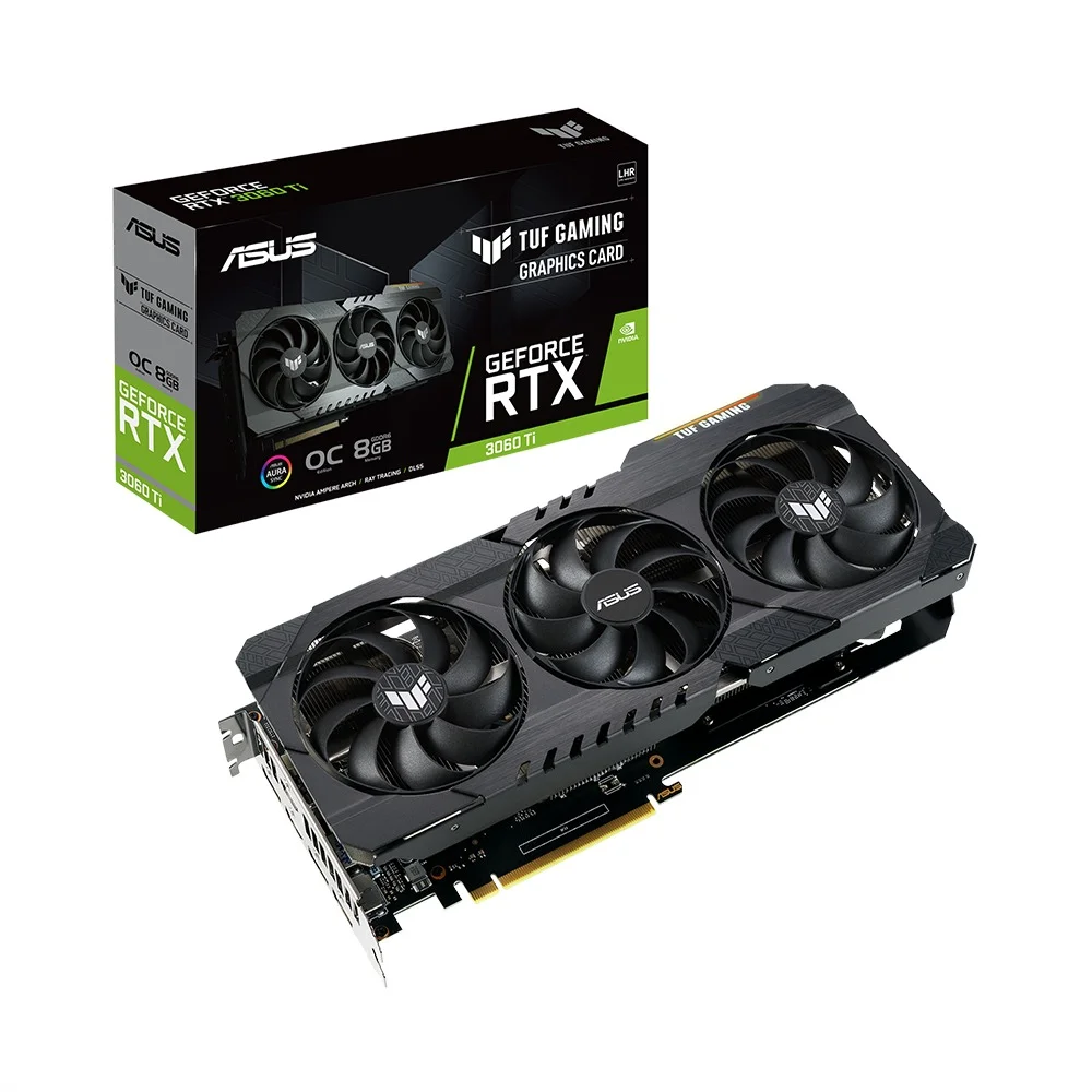 CARD MÀN HÌNH ASUS TUF GAMING RTX 3060 TI OC EDITION 8G GDDR6X 8GB GDDR6X