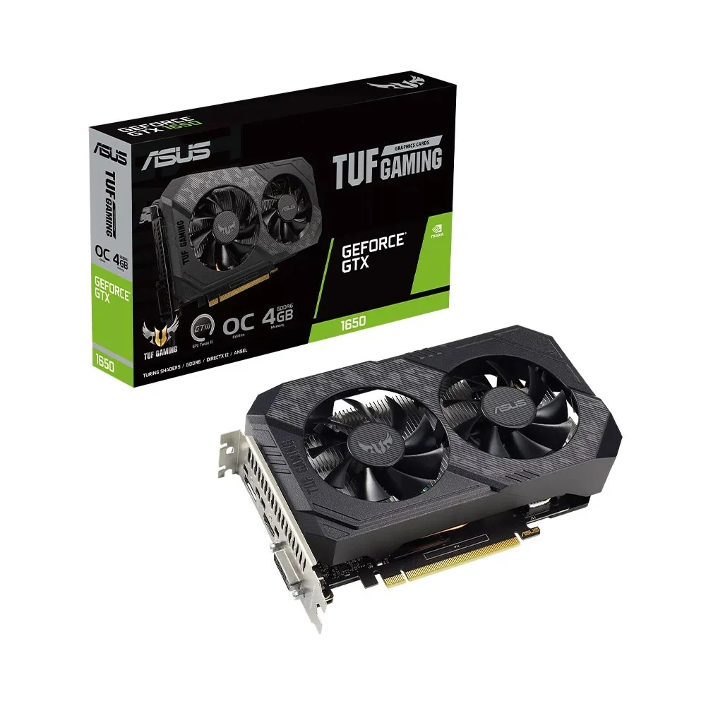 CARD MÀN HÌNH ASUS TUF GAMING GEFORCE GTX 1650 OC EDITION 4GB GDDR6