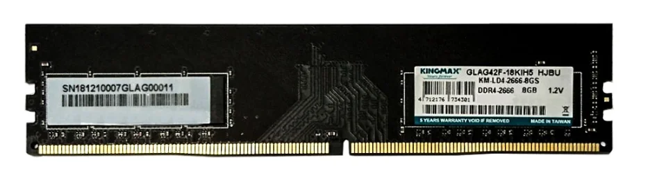 BỘ NHỚ MÁY TÍNH KINGMAX 8GB (1x8GB) DDR4 2666MHz