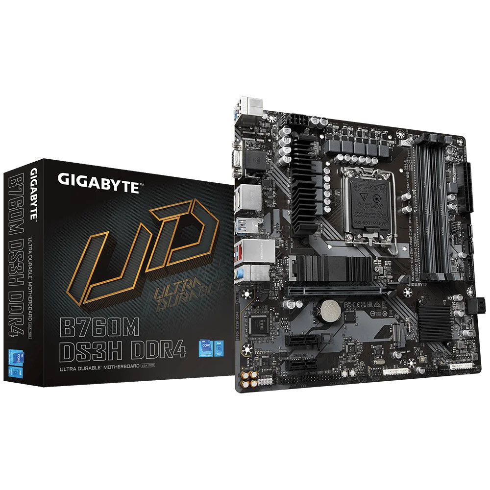 MAINBOARD GIGABYTE B760M DS3H DDR4