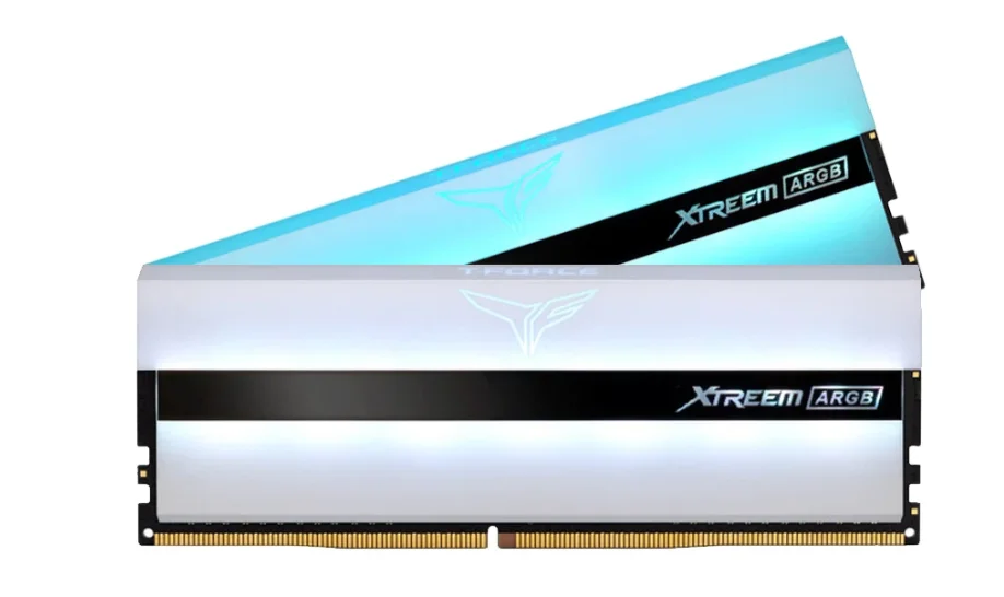 BỘ NHỚ MÁY TÍNH TEAM T-FORCE XTREEM WHITE ARGB 64GB (2 x 32GB) DDR4 3600MHz