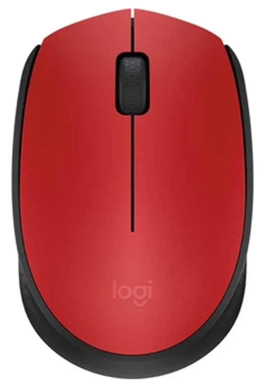 CHUỘT VI TÍNH LOGITECH M171 WIRELESS (RED)
