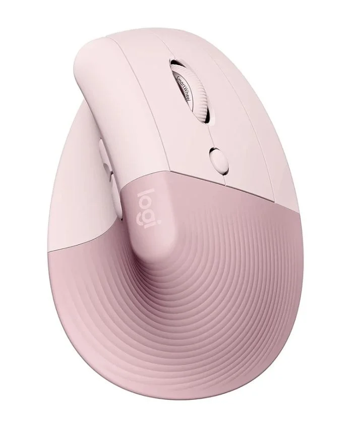 CHUỘT KHÔNG DÂY BLUETOOTH CÔNG THÁI HỌC LOGITECH LIFT VERTICAL (PINK)