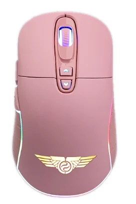 CHUỘT GAMING KHÔNG DÂY NEWMEN WGX6 DUAL MODE (PINK)