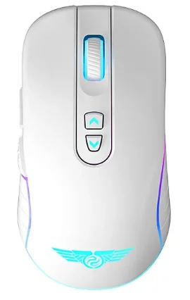 CHUỘT GAMING KHÔNG DÂY NEWMEN WGX6 DUAL MODE (WHITE)