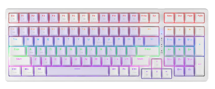 BÀN PHÍM CƠ GAMING NEWMEN GM328 (WHITE)