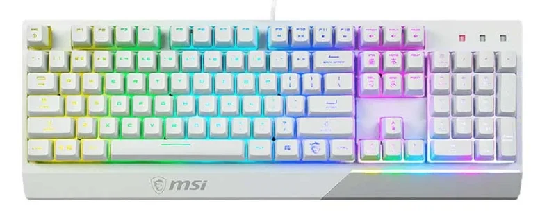 BÀN PHÍM GIẢ CƠ GAMING CÓ DÂY MSI VIGOR GK30 (WHITE)