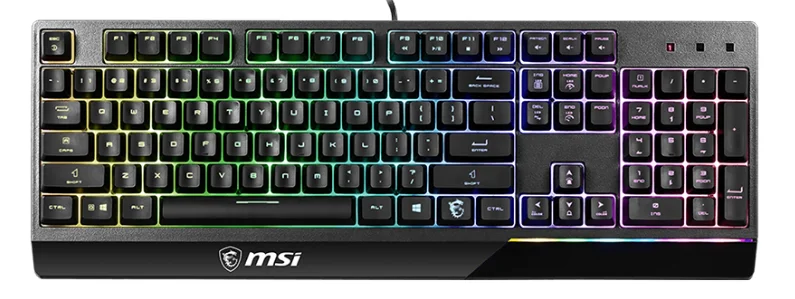 BÀN PHÍM GIẢ CƠ GAMING CÓ DÂY MSI VIGOR GK30 (BLACK)