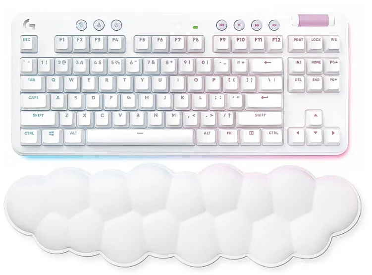 BÀN PHÍM GAMING KHÔNG DÂY LOGITECH G715 TKL OFF-WHITE TACTILE AURORA COLLECTION