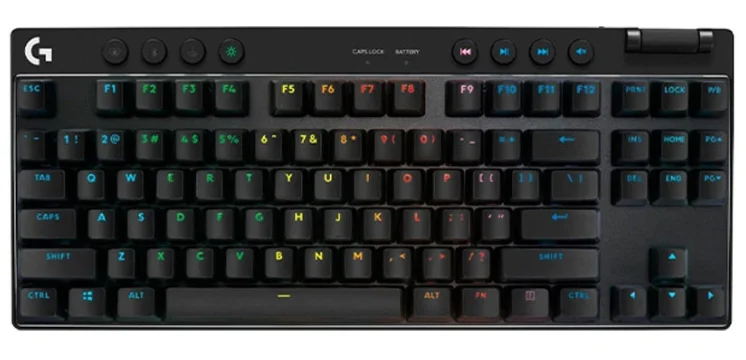 BÀN PHÍM CƠ KHÔNG DÂY LOGITECH G PRO X TKL LIGHTSPEED TACTILE GAMING (BLACK)
