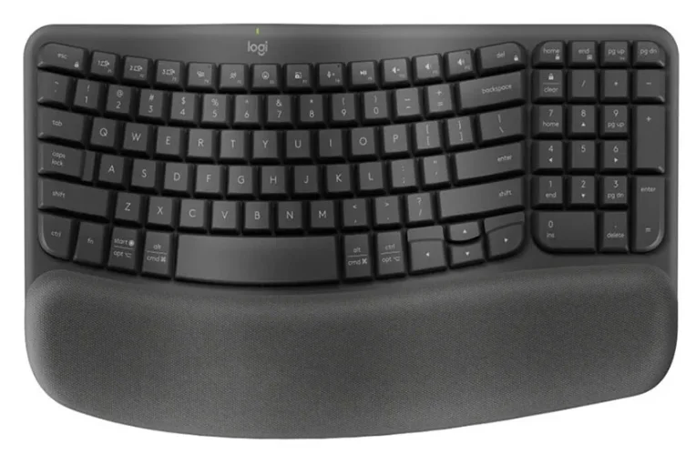 BÀN PHÍM CÔNG THÁI HỌC KHÔNG DÂY LOGITECH WAVE KEYS (BLACK)