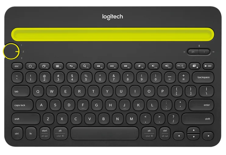 BÀN PHÍM LOGITECH BLUETOOTH K480 (YELLOW x BLACK)