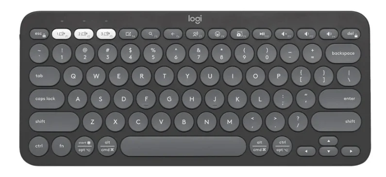 BÀN PHÍM KHÔNG DÂY LOGITECH PEBBLE KEYS 2 K380S (BLACK)